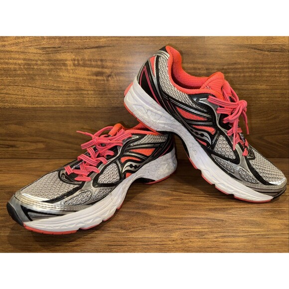 Saucony Womens Guide 7 S10227-5 Silver Running Shoes Sneakers Size 7.5 - Picture 1 of 12